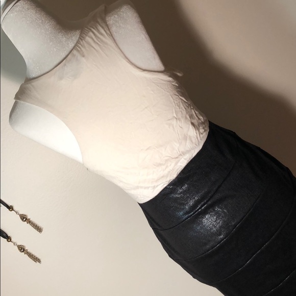 Twenty One black and white racer back tank dress - Picture 3 of 8